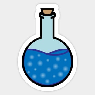 DIY Single Blue Potion or Poison for Tabletop Board Games (Style 3) Sticker